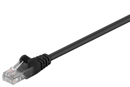 Cablu de retea RJ45 UTP cat 5e 10m Negru, SPUTP100C
