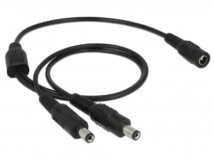 Cablu de alimentare 2 x DC 5.5 x 2.1 mm la 1 x 5.5 x 2.1 mm T-M, Delock 83286