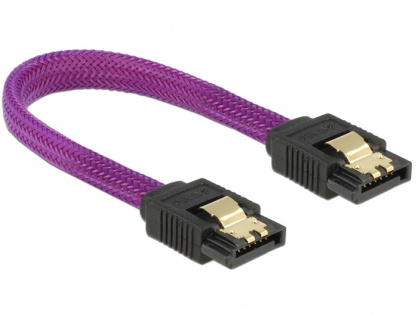 Cablu SATA III 6 Gb/s 10cm drept Premium, Delock 83688