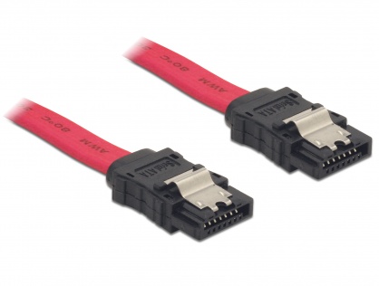 Cablu SATA II 3 Gb/s cu fixare 50cm, Delock 84302