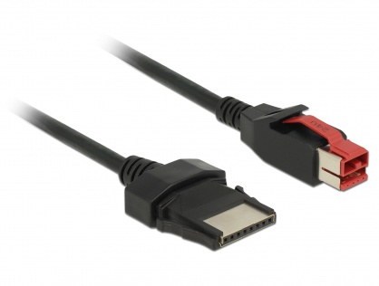 Cablu PoweredUSB 24 V la 8 pini 5m pentru POS/terminale, Delock 85481