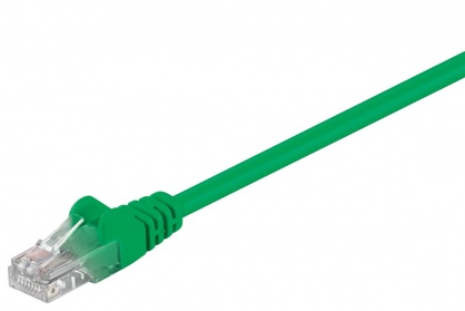 Cablu retea UTP cat.5e 1.5m Verde, SPUTP015G