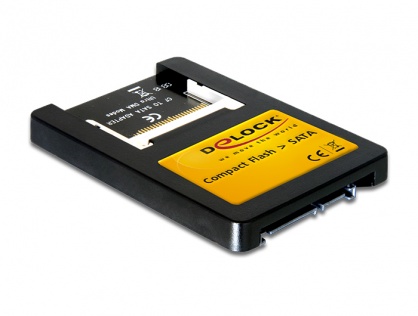 Card reader Compact Flash la interfata SATA 2,5 inch, Delock 91661
