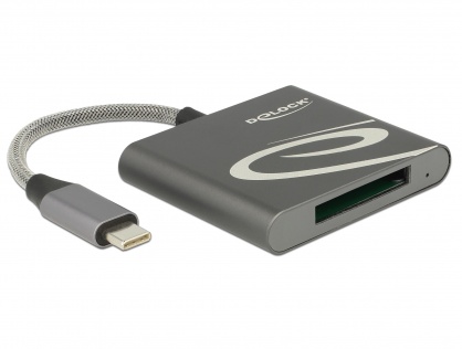 Cititor de carduri USB 3.1-C pentru carduri memorie XQD 2.0, Delock 91746