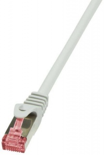 Cablu de retea RJ45 SFTP cat6 LSOH 30m Gri, Logilink CQ2122S