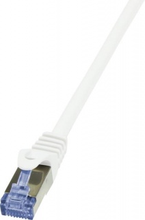 Cablu de retea RJ45 SFTP cat6A LSOH 0.25m alb, Logilink CQ3011S