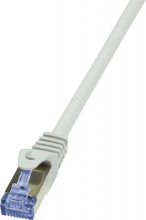 Cablu de retea RJ45 SFTP cat6A LSOH 0.25m gri, Logilink CQ3012S