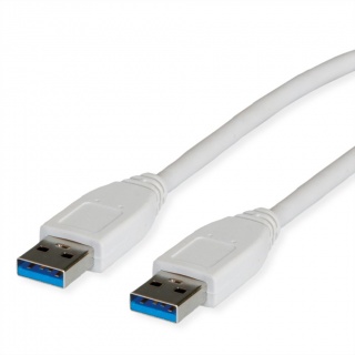 Cablu USB 3.2-A Gen1 T-T 3m Alb, Value 11.99.8976