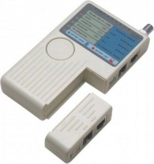Tester RJ11/RJ45/USB/BNC, Intellinet 351911