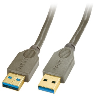 Cablu USB 3.0 T-T 0.5m Antracit, Lindy L41850