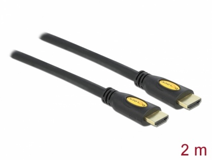Cablu HDMI 4K cu Ethernet v1.4 T-T 2m, Delock 82583