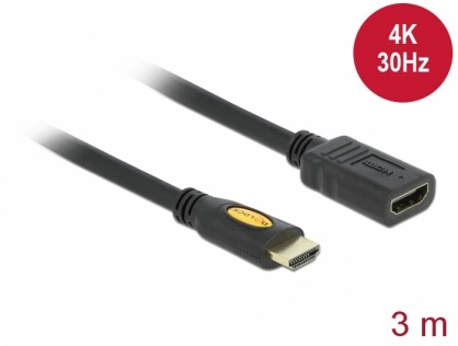 Cablu prelungitor HDMI 4K 1.4 T - M 3M, Delock 83081