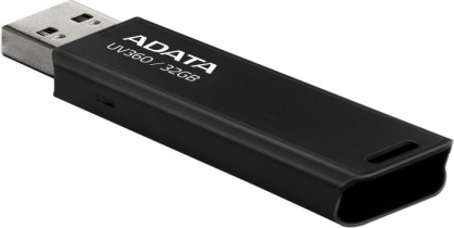 Stick USB 3.2 UV360 32GB Negru, ADATA AUV360-32G-RBK