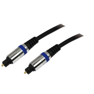 Cablu audio optic Toslink SPDIF 1.5m T-T, Logilink CAB1101