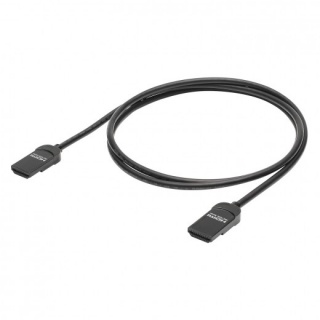 Cablu HDMI cu Ethernet Slim 4K60Hz HDR T-T 2m Negru, HI-HDSL-0200