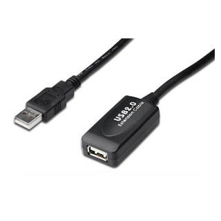 Cablu prelungitor activ USB 2.0 T-M 10m, KU2REP10