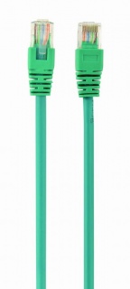 Cablu de retea RJ45 cat 5e UTP 0.25m Verde, Spacer SP-PT-CAT5-0.25M-G
