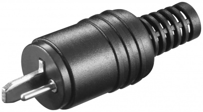 Conector/mufa pentru difuzor tata cu surub si protectie cablu, Goobay G11241