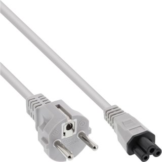 Cablu de alimentare IEC320 la C5 Mickey Mouse 1.8m Gri, InLine 16656A