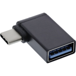 Adaptor USB 3.2 Gen2 type C la USB-A OTG T-M unghi 90 grade, Inline IL35805W