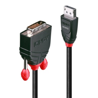 Cablu Displayport la DVI T-T 3m Negru, Lindy L41492