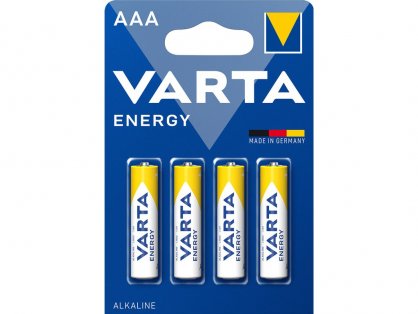Set 4 buc baterie alcalina AAA/LR3/MN2400, Varta