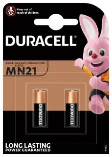 Set 2 buc baterie alcalina pentru telecomanda auto MN21 12V 23A, Duracell