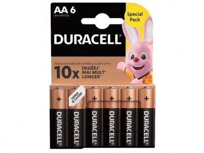 Set 6 buc baterie AA LR6, Duracell