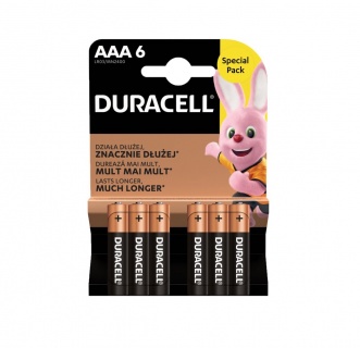 Set 6 buc baterie AAA LR3, Duracell