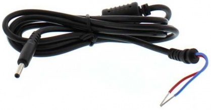 Cablu de alimentare DC HP 3.5 x 1.35mm 90W la fire deschise 1.2m, Well CABLE-DC-HP-3.5X1.35/T