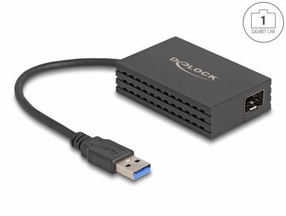 Adaptor USB-A la SFP Gigabit LAN, Delock 66463