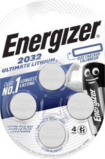 Set 4 baterii CR2032 Ultimate Lithium, Energizer E301319200