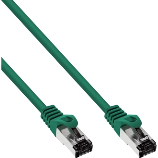 Cablu de retea RJ45 S/FTP PiMF Cat.8.1 LSOH 2m Verde, InLine IL78802G