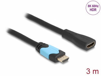 Cablu prelungitor HDMI High Speed 48Gbps 8K60Hz/4K120Hz T-M 3m , Delock 81999
