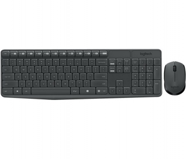 Kit tastatura + mouse wireless MK235, Logitech