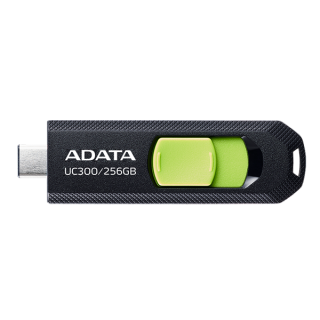 Stick USB 3.2 type C 256GB Negru, A-DATA ACHO-UC300-256G-BK
