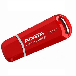 Stick USB 3.0 64GB ADATA UV150 Red, AUV150-64G-RRD