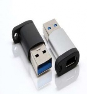 Adaptor USB 3.1 type C la USB-A M-T pentru breloc, kur31-32