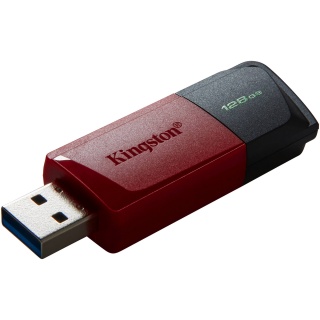 Stick USB 3.2 128GB DataTraveler Exodia M Negru/Rosu, Kingston DTXM/128GB