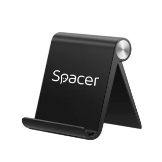 Suport smartphone pliabil Negru, Spacer SPDH-FLIP-01-BK