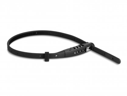 Cablu de securitate universal cu cifru Negru, Navilock 20930