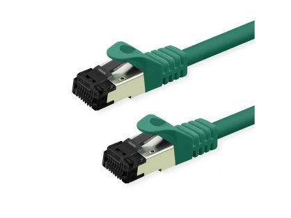 Cablu de retea RJ45 S/FTP Cat.8 (Class I) LSOH 1m Verde, Value 21.99.1831