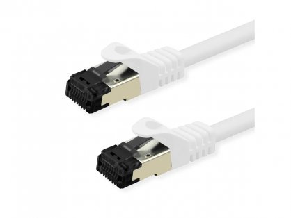 Cablu de retea RJ45 S/FTP Cat.8 (Class I) LSOH 2m Alb, Value 21.99.1872