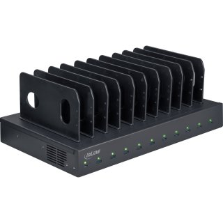 Statie de incarcare (incarcator priza) 1000W cu 10 x USB-C PD3.0 QC5.0, InLine IL31516B
