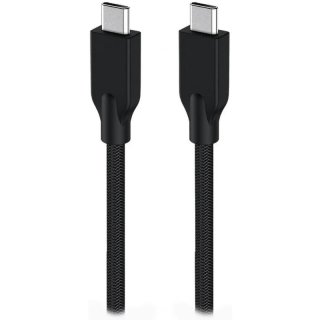 Cablu USB 3.2 type C T-T PD 60W 1m brodat Negru, Genius