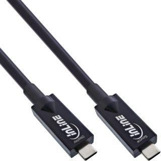 Cablu USB 3.2 Gen2 type C AOC 4K144Hz 60W T-T 15m, InLine IL35798A