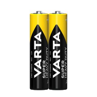 Set 2 buc baterie AAA/LR3 Zinc carbon Super Heavy Duty, Varta