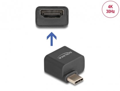 Adaptor USB type C la HDMI 4K30Hz (DP Alt Mode) T-M, Delock 64256