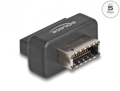 Adaptor USB 3.2 pin header la USB Type E Key A M-M, Delock 67240