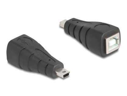 Adaptor USB-B 2.0 la mini USB-B 5 pini M-T, Delock 67200